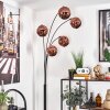 Ripoll Floor Lamp - glass 15 cm coppery, 5-light sources