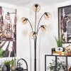 Koyoto Floor Lamp - glass 15 cm Amber, clear, 5-light sources