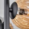 Chehalis Ceiling Light - glass 10 cm, 12cm Amber, Smoke-coloured, 4-light sources