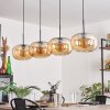Ripoll Pendant Light - glass 30 cm Amber, 4-light sources