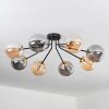 Chehalis Ceiling Light - glass 15 cm gold, black, 8-light sources