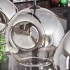 Ripoll Pendant Light - glass 30 cm clear, Smoke-coloured, 3-light sources