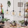 Ripoll Pendant Light - glass 30 cm clear, 3-light sources