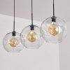 Ripoll Pendant Light - glass 30 cm clear, 3-light sources