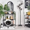 Gastor Floor Lamp - glass 15 cm Smoke-coloured, 5-light sources