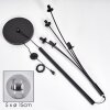 Gastor Floor Lamp - glass 15 cm Smoke-coloured, 5-light sources