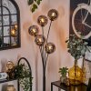 Gastor Floor Lamp - glass 15 cm Smoke-coloured, 5-light sources