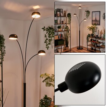 Nikkala Floor Lamp black, 3-light sources