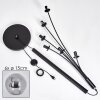 Gastor Floor Lamp - glass 15 cm Smoke-coloured, 6-light sources