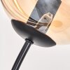 Gastor Floor Lamp - glass 15 cm Amber, Smoke-coloured, 6-light sources