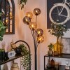 Gastor Floor Lamp - glass 15 cm Amber, Smoke-coloured, 6-light sources