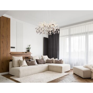 Globo DANNA chandelier chrome, 8-light sources