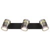 Globo TRABBY Ceiling Light black, 3-light sources