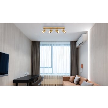 Globo ROBBY Ceiling Light gold, 4-light sources