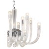 Globo AKKO chandelier clear, 12-light sources