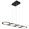 Globo WOLFHARD Pendant Light LED black, 1-light source, Remote control
