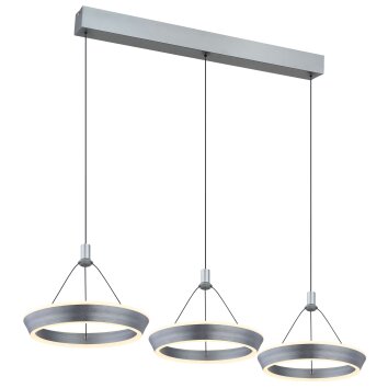 Globo FERRA Pendant Light LED grey, 1-light source