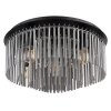 Globo GORLEY Ceiling Light black, 5-light sources