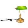 Globo ANTIQUE banker lamp antique brass, 1-light source