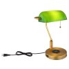 Globo ANTIQUE banker lamp antique brass, 1-light source