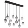 Globo ATTILA Pendant Light black, 12-light sources