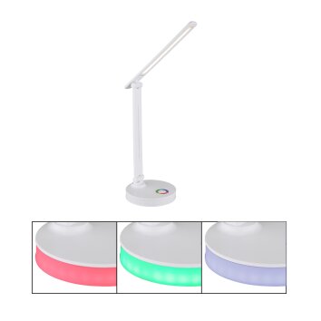 Globo GERALDO Table lamp LED white, 1-light source, Colour changer
