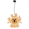 Globo UDO Pendant Light black, 6-light sources