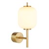 Globo EWALD Wall Light LED brass, 1-light source