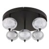 Globo AIDA Ceiling Light LED black, 5-light sources