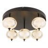 Globo AIDA Ceiling Light LED black, 5-light sources