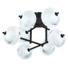 Globo AIDA Ceiling Light LED black, 7-light sources