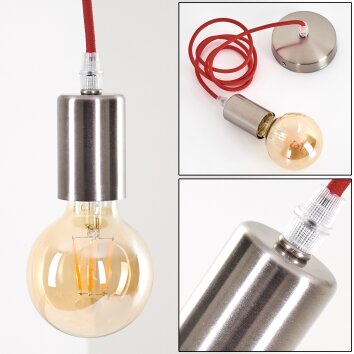 Cispus Pendant Light matt nickel, 1-light source