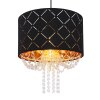 Globo CLARKE Pendant Light black, 1-light source