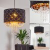 MELDAL Pendant Light black, 1-light source