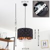 MELDAL Pendant Light black, 1-light source