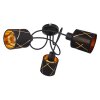Globo BEMMO Ceiling Light black, 3-light sources