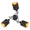 Globo BEMMO Ceiling Light black, 3-light sources