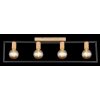 Globo DANIEL Ceiling Light Light wood, black, 4-light sources