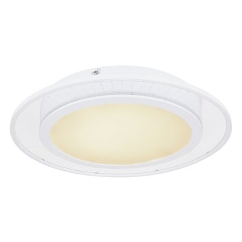 Globo SAMU Ceiling Light LED white, 1-light source, Remote control, Colour changer