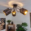OPATIJA Ceiling Light black, 3-light sources