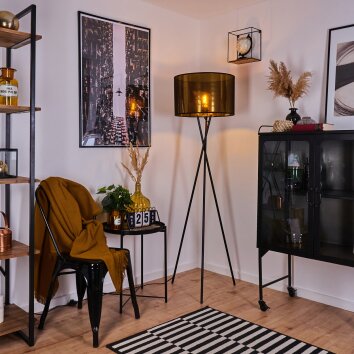 BOROMATA Floor Lamp black, 1-light source