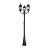 Trio Elvo outdoor floor lamp black, 3-light sources