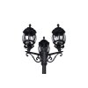 Trio Elvo outdoor floor lamp black, 3-light sources