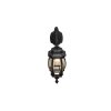Trio Elvo Wall Light black, 1-light source