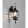 Trio Elvo Wall Light black, 1-light source