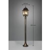 Trio Volturno outdoor floor lamp rust-coloured, 1-light source