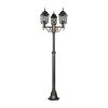 Trio Volturno outdoor floor lamp rust-coloured, 3-light sources
