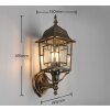Trio Volturno Wall Light rust-coloured, 1-light source