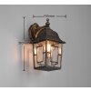 Trio Volturno Wall Light rust-coloured, 1-light source