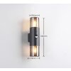 Trio HOOSIC Wall Light black, 2-light sources, Motion sensor